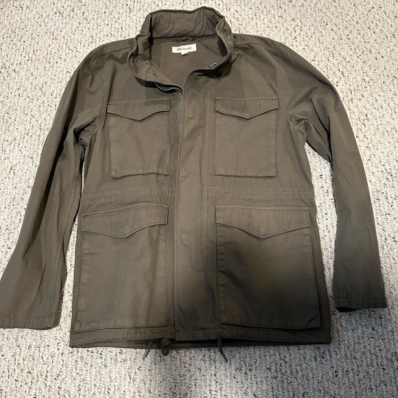 Madewell Garment-Dyed Field Jacket (Cargo Green) - Picture 4 of 4